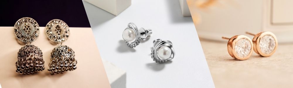 Variety of Earring Styles at Diwam Jewels