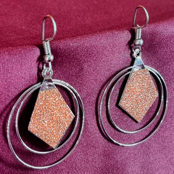 Fashionable Silver Plated Drop Earrings For Women & Girls