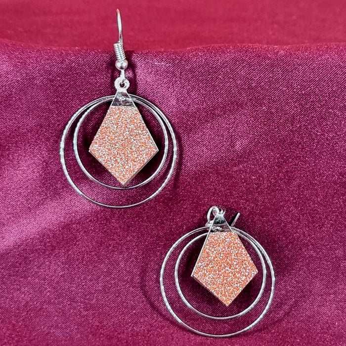 Fashionable Silver Plated Drop Earrings For Women & Girls