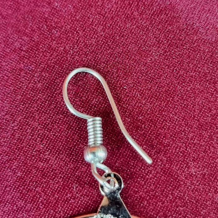 Fashionable Silver Plated Drop Earrings For Women & Girls