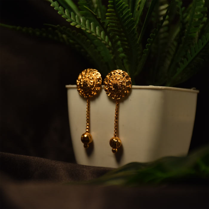 stunning Stylish Gold Plated Dangle Earrings for Any Occasion