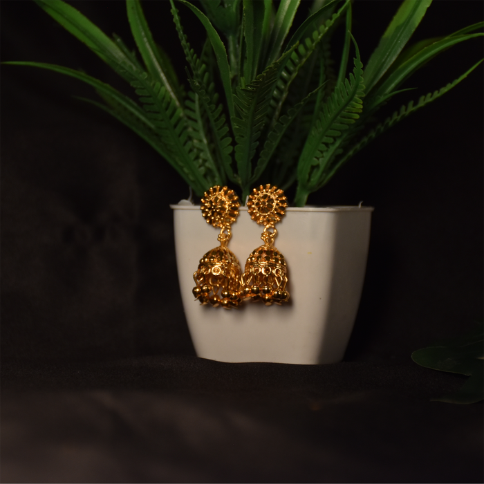Gold Plated Drop Earring: Radiant Elegance for Every Occasion