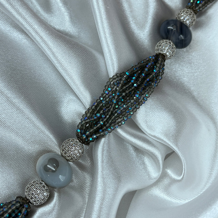 Beautiful Silver-Plated Women's Jewelry Sets with CZ Stones and Beads