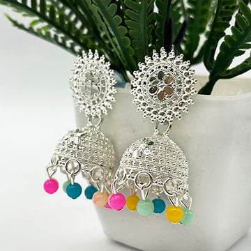 Classic Multi Design Earrings, Teardrop Silver Earring, Gift For Her