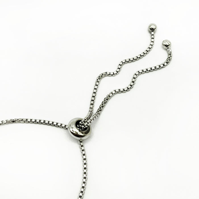 Elegant Rose Quartz Adjustable Bolo Bracelet Wristwear for Women Girls