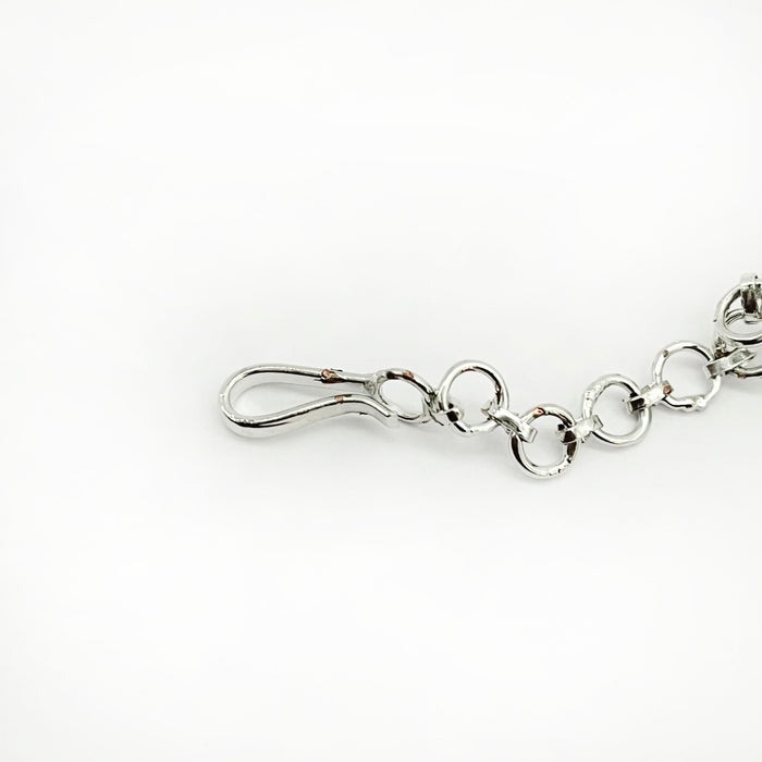 Stunning Emerald Gemstone Hook Brass Design Bracelet for Women and Girls with American Diamond Studded