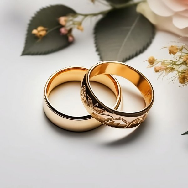 Matching Couple Rings From Diwam Jewels Collections